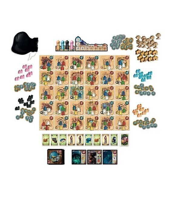 بازی پنج قبیله Five Tribes | مدل دهکده بردگیم بوک کلاب شیراز 1