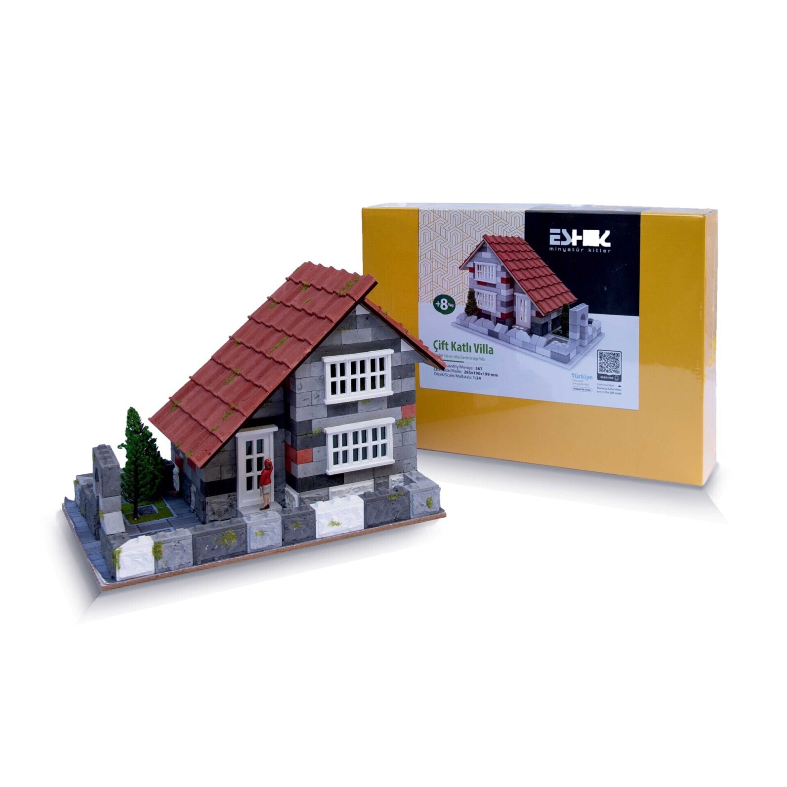  کیت ساختنی Eshel مدل ویلای دو طبقه 1:24 بوک کلاب ایران3 