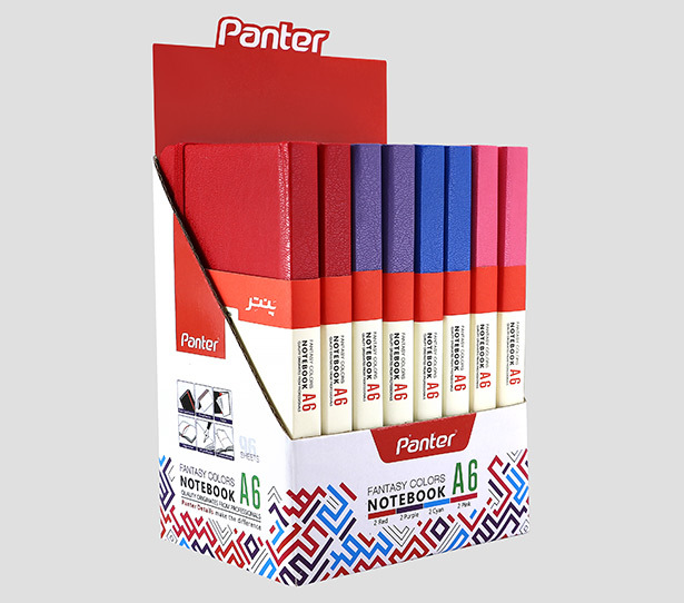  دفتر پنتر A6 مدل NB 1722 - NB 1721 دیسپلی 8 عددی بوک کلاب ایران 