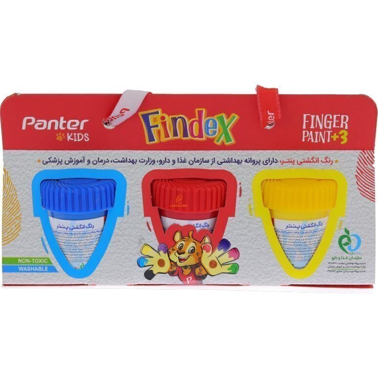  رنگ انگشتی پنتر Panter مدل Findex FP105-3 ست سه رنگ بوک کلاب ایران2 