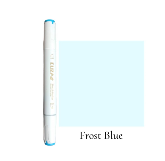  ماژیک دوسر برند الیزا کد 182 (Frost blue) | ELIZA بوک کلاب ایران 1 