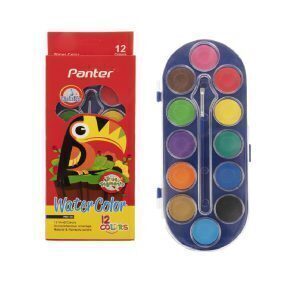  آبرنگ 12 رنگ پنتر Panter مدل Water Color PWC-103 بوک کلاب شیراز 2 