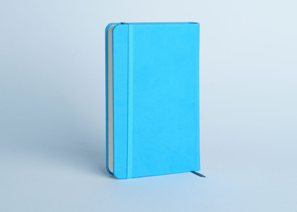  دفترچه یادداشت 96 برگ خط دار مدل مانا آراد | طرح آبی 2 بوک کلاب ایران 1 