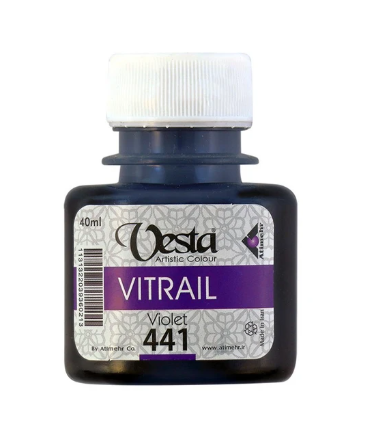  رنگ ویترای وستا کد 441 (Violet) حجم 40 میلی لیتر | VESTA بوک کلاب ایران 1 