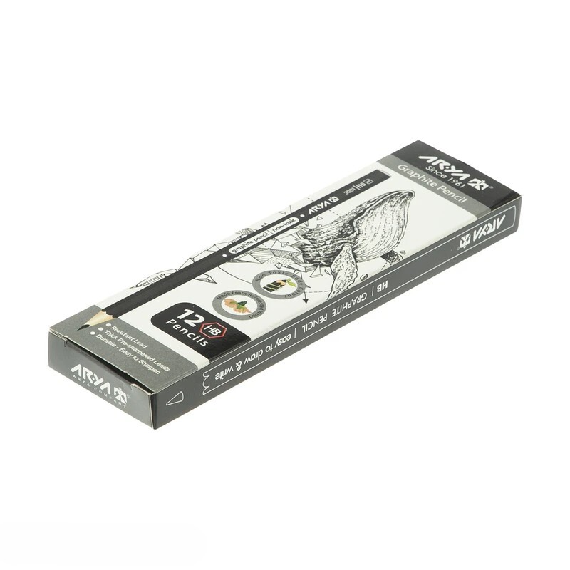  مداد مشکی بسته 12 عددی آریا بوک کلاب ایران2 