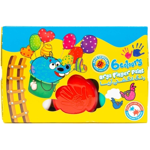  رنگ انگشتی 6 رنگ آریا بوک کلاب ایران 
