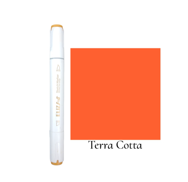 ماژیک دوسر برند الیزا کد 21 (terra cotta) بوک کلاب ایران 1