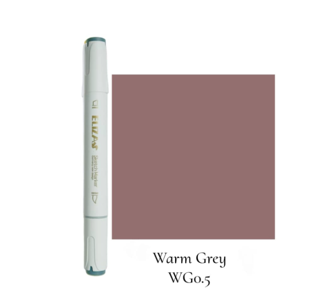  ماژیک دوسر برند الیزا WG0.5 (Warm grey) ELIZA 
