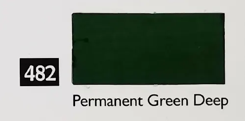  رنگ گواش وستا کد 482 (PermanentGreen) حجم 30 میل | vesta بوک کلاب ایران 2 