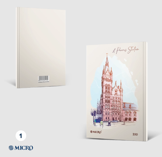 دفترچه ته دوخت اروپایی میکرو کد J3 - سایز (20*14) | MICROبوک کلاب ایران 1