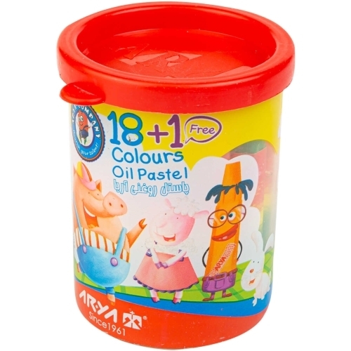  پاستل 1+18 رنگ آریا مدل لیوانی بوک کلاب ایران 2 