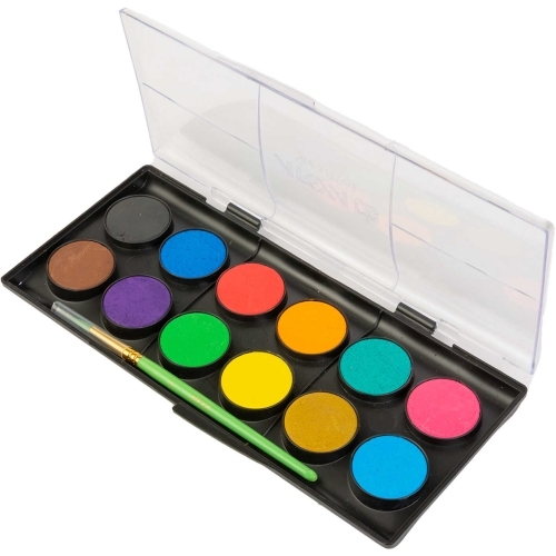  آبرنگ 12 رنگ طرح کمان بزرگ آریا ب.ک کلاب ایران 3 