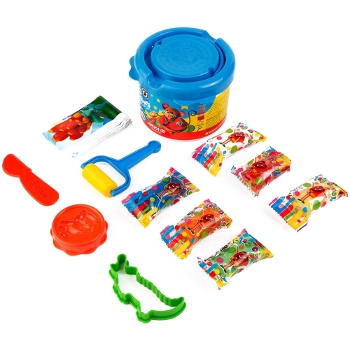  خمیر بازی ۶ رنگ آریا مدل سطلی بوک کلاب ایران 