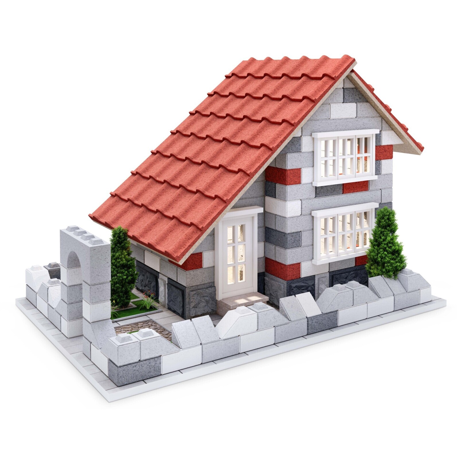  کیت ساختنی Eshel مدل ویلای دو طبقه 1:24 بوک کلاب ایران 