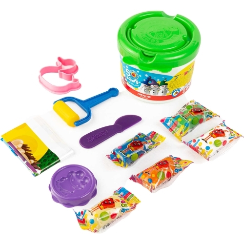 خمیر بازی سطلی 5 رنگ آریا بوک کلاب ایران 1