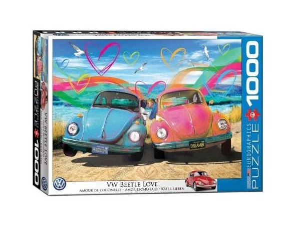 پازل 1000 تکه (VW beetle love) عشق بیتل مدل یوروگرافیکس | EUROGRAPHICS بوک کلاب ایران 1
