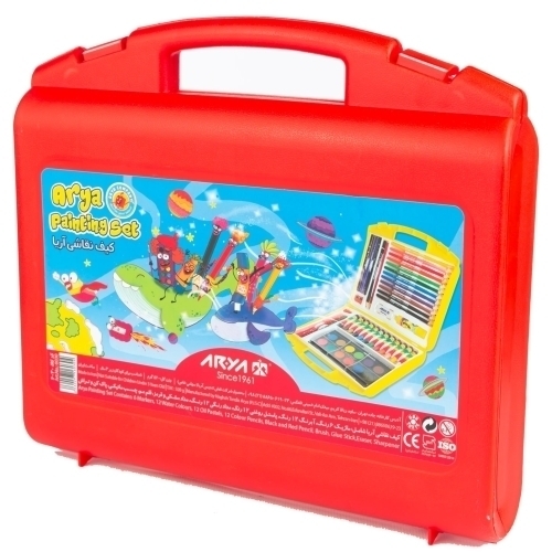  کیف نقاشی 48 تکه آریا مدل Briefcase بوک کلاب ایران 6 