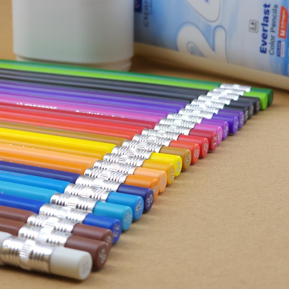  مداد رنگی 24 رنگ مدل اتودی - مکانیکال کریتورز کلاس (Everlast) بوک کلاب ایران 2 