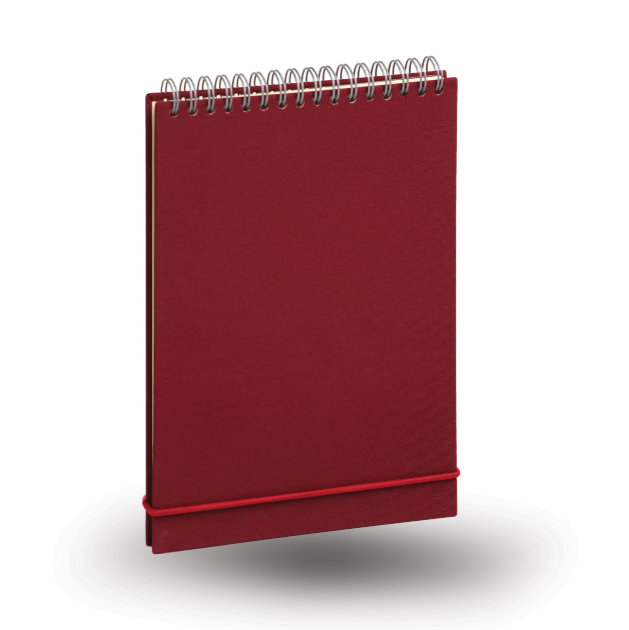  دفتر خط دار 80 برگ عمودی جلد سخت سیمی مدل کاوش آراد | طرح زرشکی 1 بوک کلاب ایران 1 