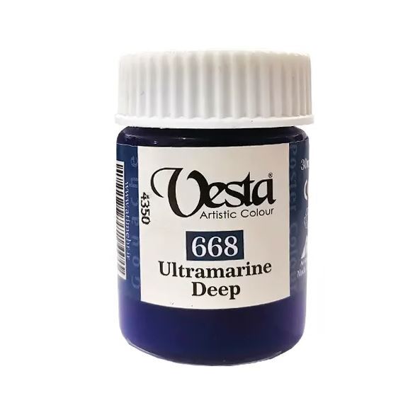 رنگ گواش وستا کد 668 (CadmiumRed) حجم 30 میل | vesta بوک کلاب ایران 1