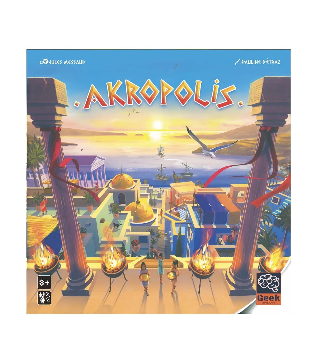 بازی ایرانی آکروپلیس (Akropolis) | مدل گیک بردگیم بوک کلاب ایران