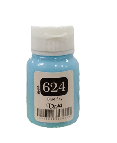  رنگ پارچه وستا کد 624 (blue sky) حجم 60 میل بوک کلاب ایران 1 