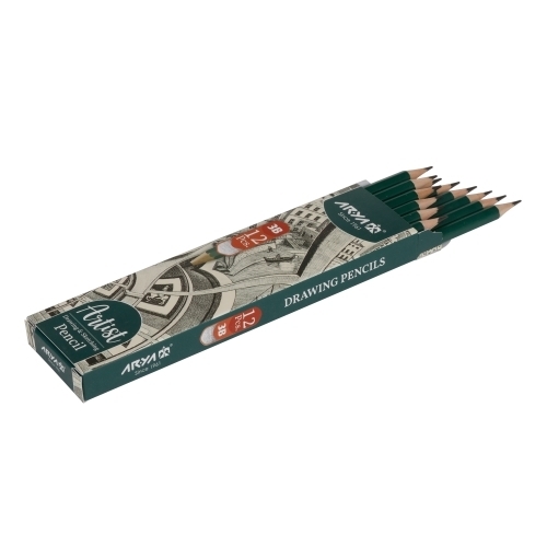  بسته 12 تایی مداد B3 طرح مقوایی آریا آرتیست بوک کلاب ایران2 