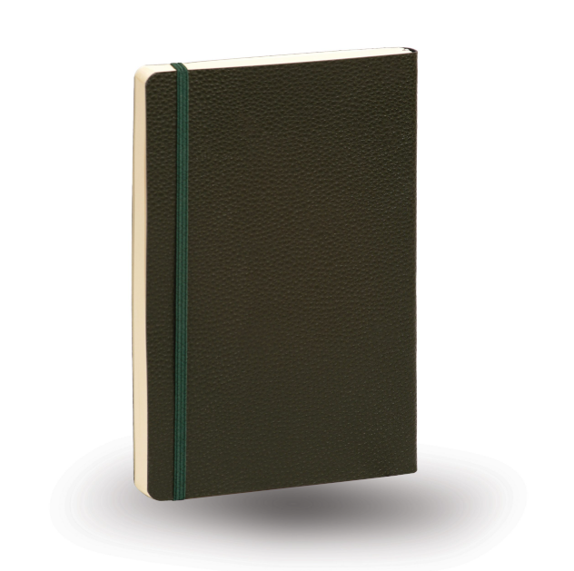  دفتر خط دار 112 برگ جلد چرمی مدل آرشه آراد | طرح یشمی 1 بوک کلاب ایران 1 