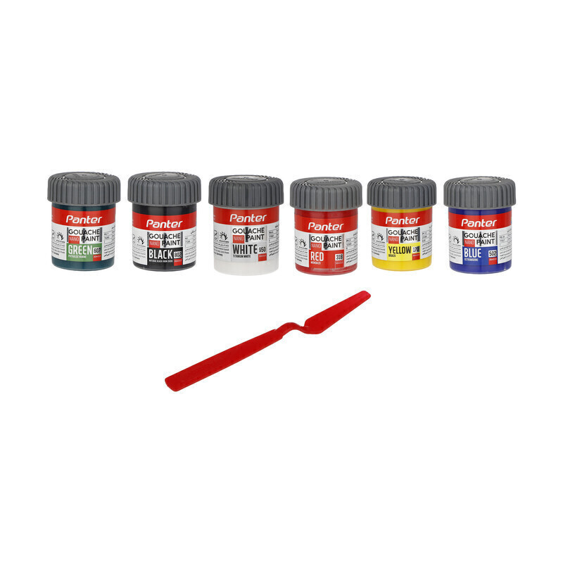  گواش نانو پوشرنگ 6 رنگ پنتر Panter Nano GP-711-6 بوک کلاب ایران2 