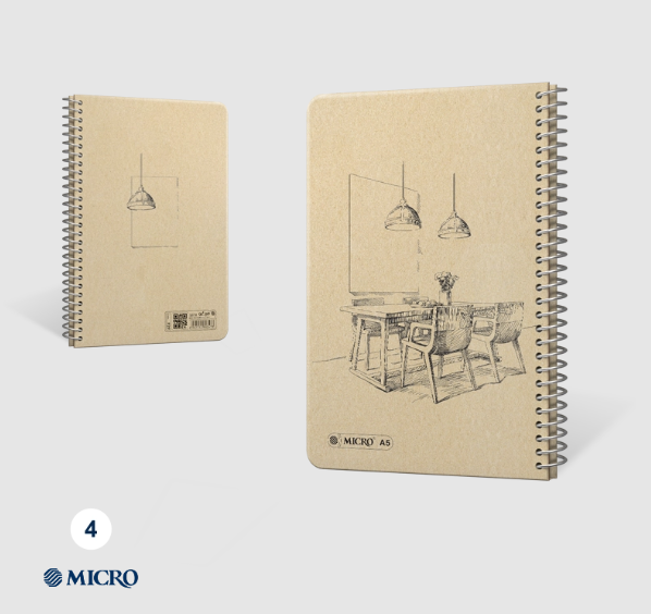  دفتر نقطه ای کرافت میکرو سیمی سایز (21*14) | MICRO بوک کلاب ایران 4 
