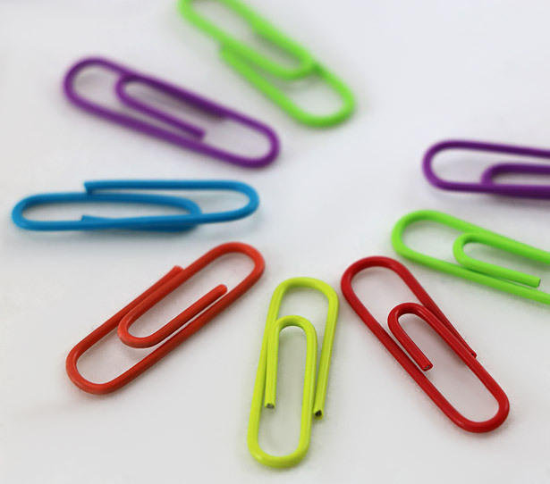  گیره کاغذ رنگی /28 میلی‌متری /مدل PC 101 / بسته 100 عددی بوک کلاب ایران 3 