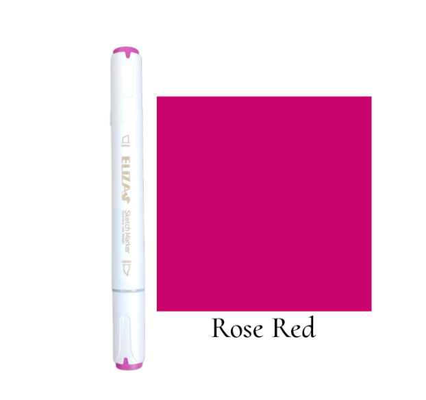  ماژیک دوسر برند الیزا کد 3 (Rose red) بوک کلاب ایران 1 
