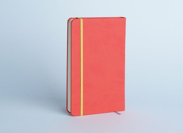 دفترچه یادداشت 96 برگ خط دار مدل مانا آراد | طرح نارنجی 2 بوک کلاب ایران 1