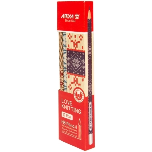  مداد مشکی آریا مدل بافت دار بوک کلاب ایران 2 