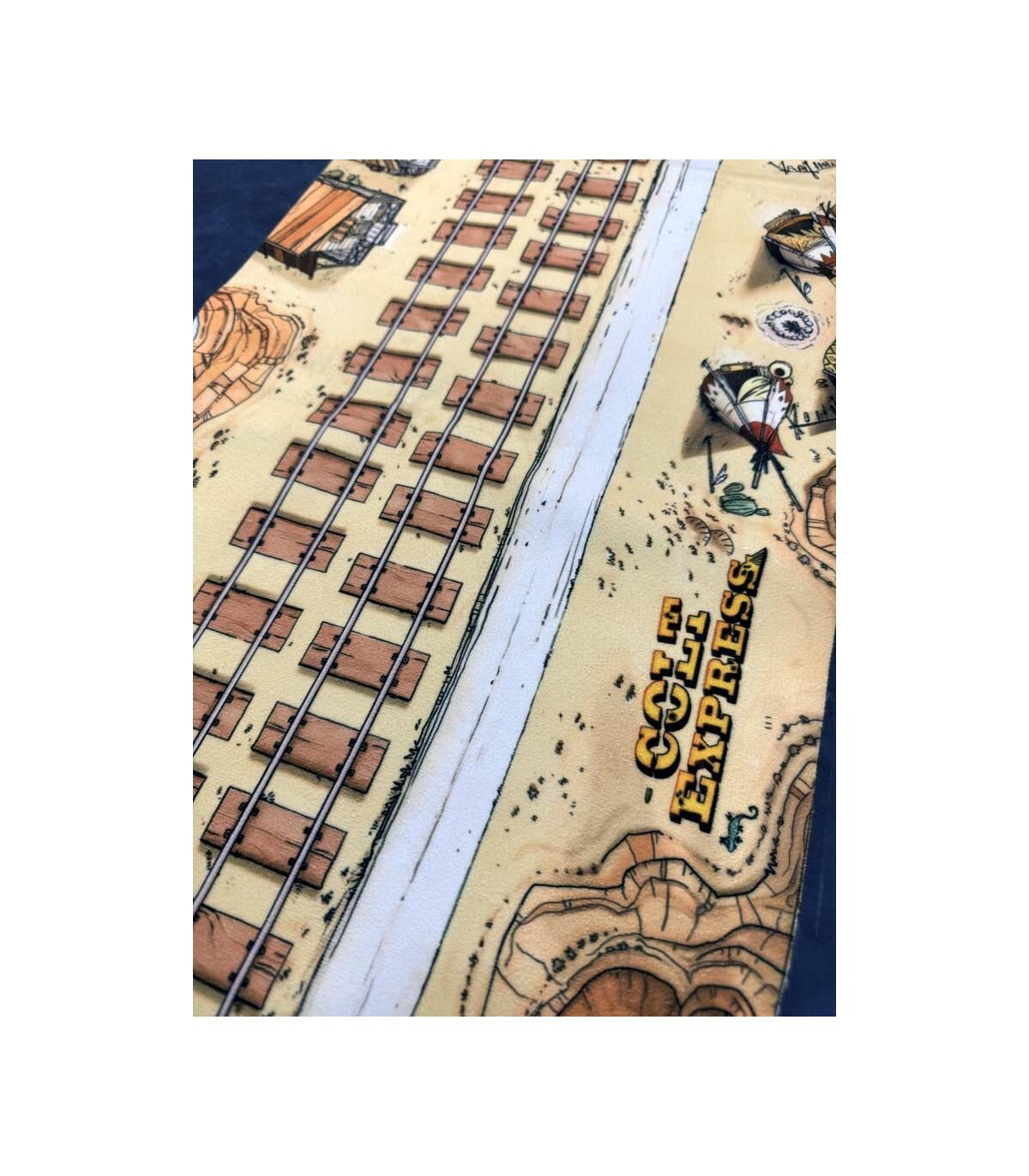  صفحه بازی کلت اکسپرس Colt Express playmat | مدل فان تایمز بوک کلاب ایران 2 