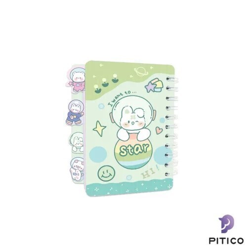  دفترچه یادداشت دیوایدر دار پیتیکو سری فضانورد بوک کلاب ایران شیراز 4 