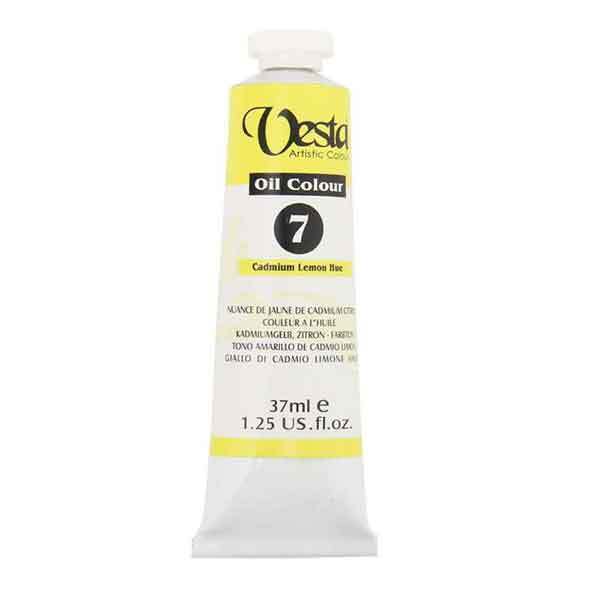  رنگ روغن وستا کد Cadmium Lemon Hue) 7) بوک کلاب ایران 1 