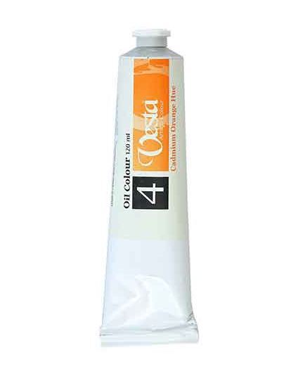  رنگ روغن وستا کد Cadmium orange hue ) 4) | حجم 120 میل بوک کلاب ایران 1