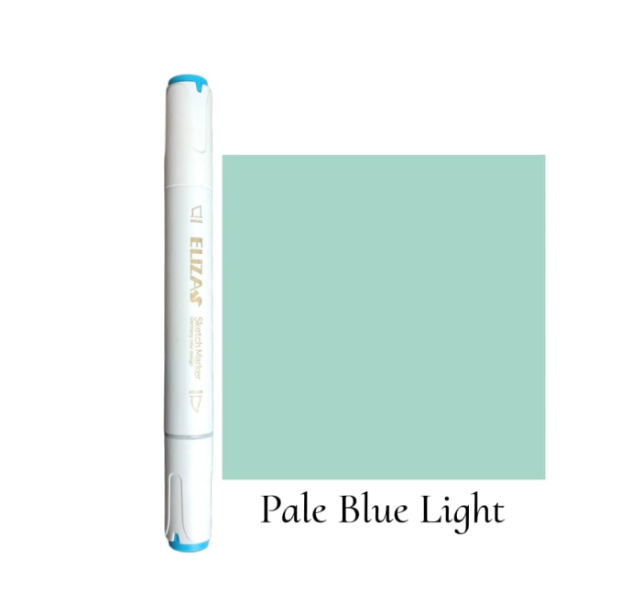 ماژیک دوسر برند الیزا کد 185 ( Pale blue light) | ELIZA بوک کلاب ایران 1