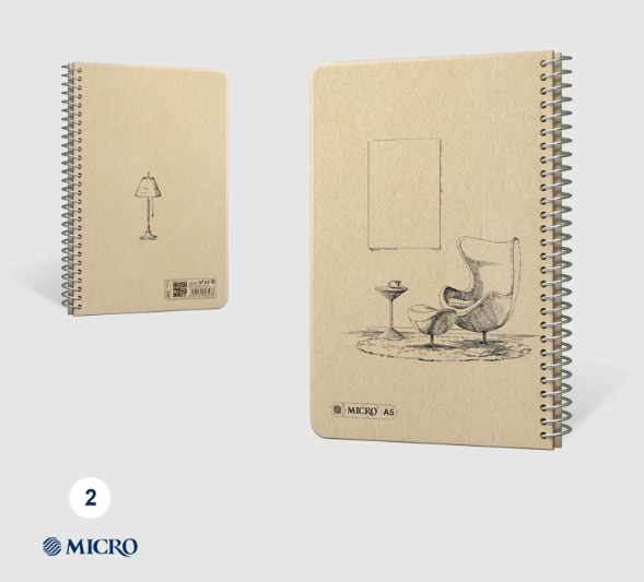  دفتر نقطه ای کرافت میکرو سیمی سایز (21*14) | MICRO بوک کلاب ایران 2 