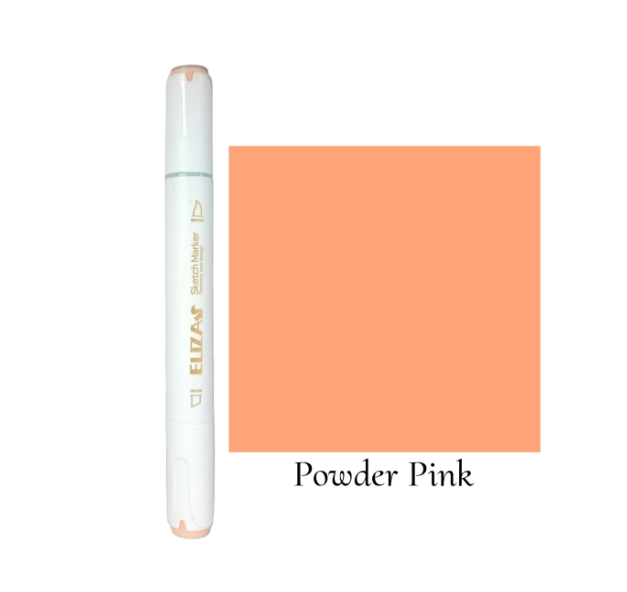 ماژیک دوسر برند الیزا کد 27 ( Powder pink) بوک کلاب ایران 1