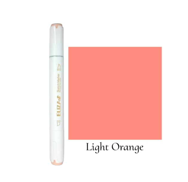  ماژیک دوسر برند الیزا کد 140 (Light orange) | ELIZA بوک کلاب ایران 1 