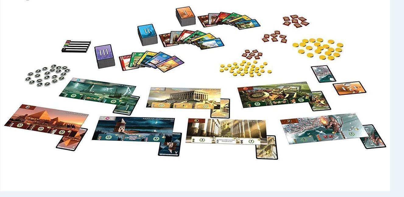 بازی عجایب هفتگانه (SEVEN WONDERS) بوک کلاب شیراز 2