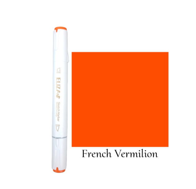 ماژیک دوسر برند الیزا کد 22 (French vermilion) بوک کلاب ایران 1