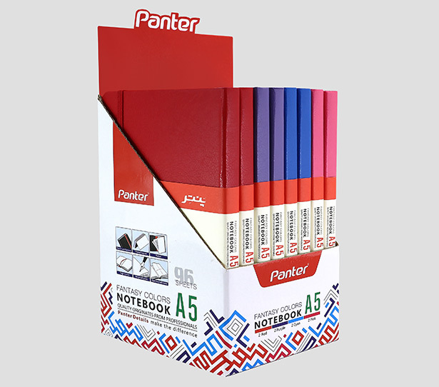  دفتر پنتر / A5 / مدل NB 1720 - NB 1719 /دیسپلی 8 عددی بوک کلاب ایران 