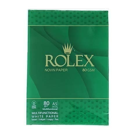  کاغذ A5 رولکس 80 گرم ا A5 ROLEX 80 EXCELLENT Distinguished F بوک کلاب شیراز 