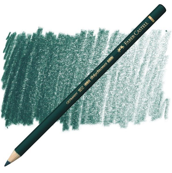 مداد رنگی فابر کاستل پلی کروم کد 158 (Deep Cobalt Green) | Polychromos بوک کلاب ایران 1