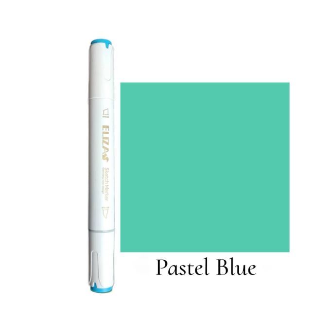 ماژیک دوسر برند الیزا کد 67 (Pastel blue) | ELIZA بوک کلاب ایران 1