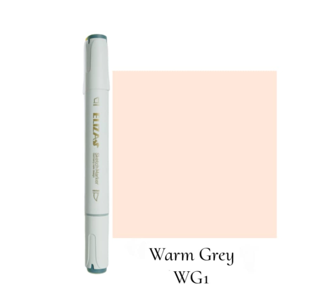 ماژیک دوسر برند الیزا (Warm grey) | ELIZA WG1 بوک کلاب ایران 1