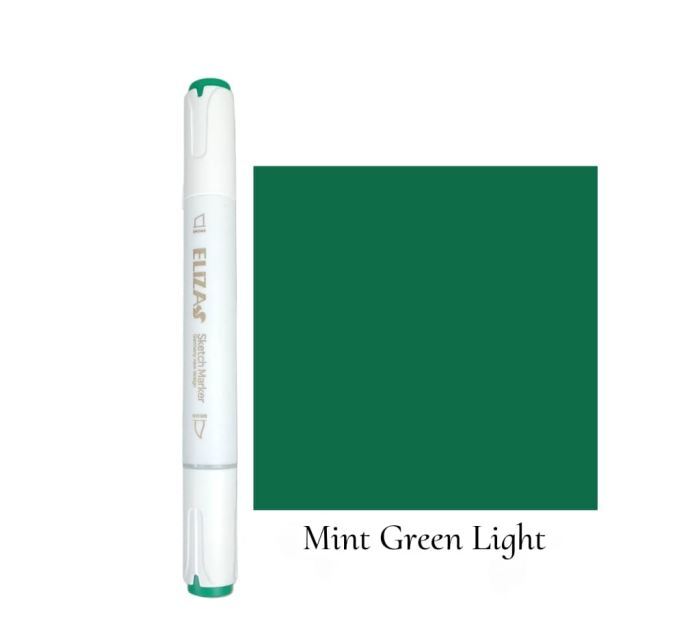 ماژیک دوسر برند الیزا کد 58 ( Mint green light) | ELIZA بوک کلاب ایران 1